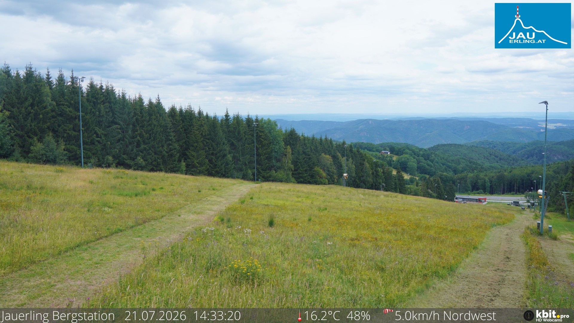 Archiv Foto Webcam Panorama - Bergstation Jauerling