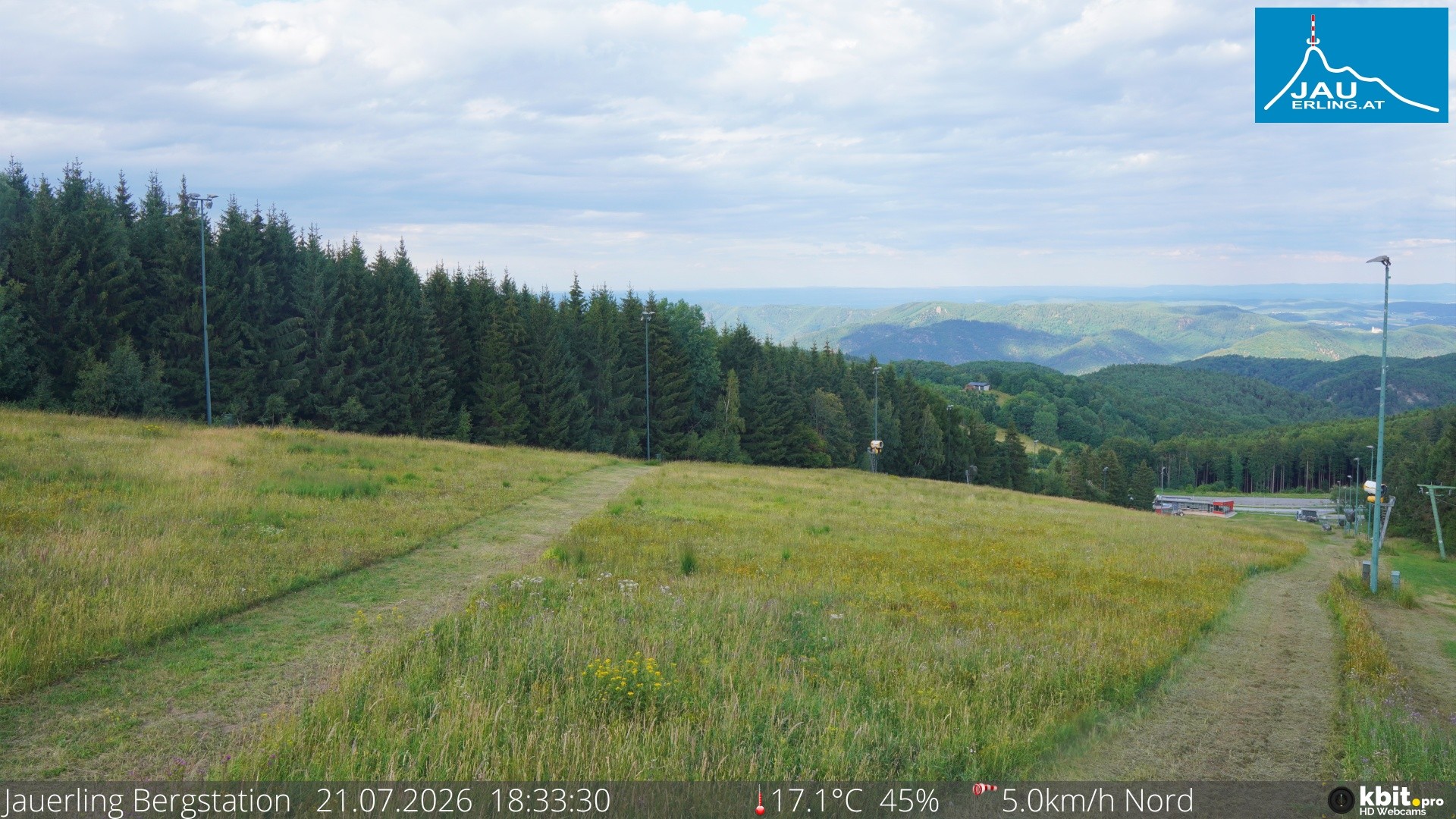 Archiv Foto Webcam Panorama - Bergstation Jauerling
