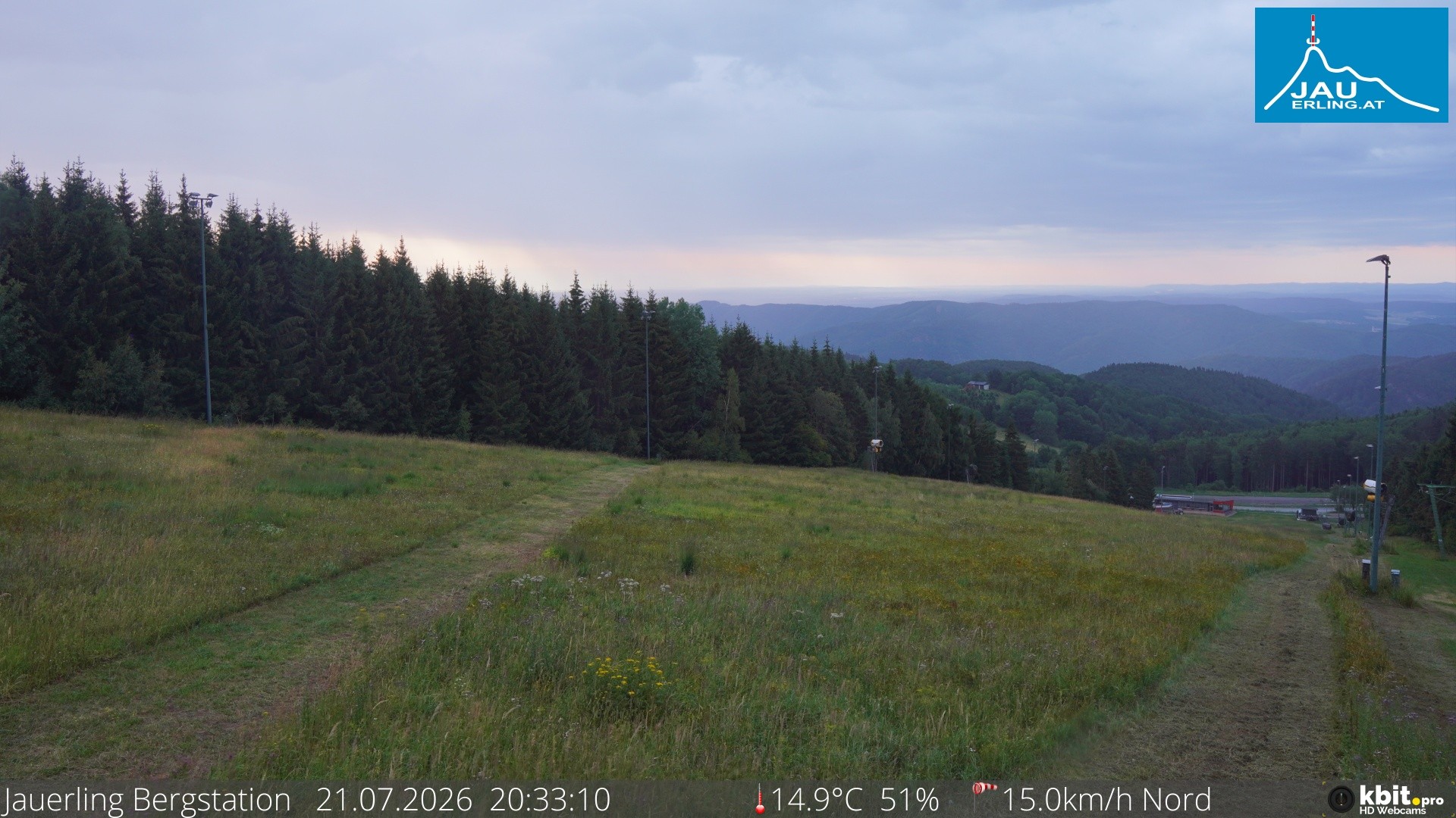 Archiv Foto Webcam Panorama - Bergstation Jauerling