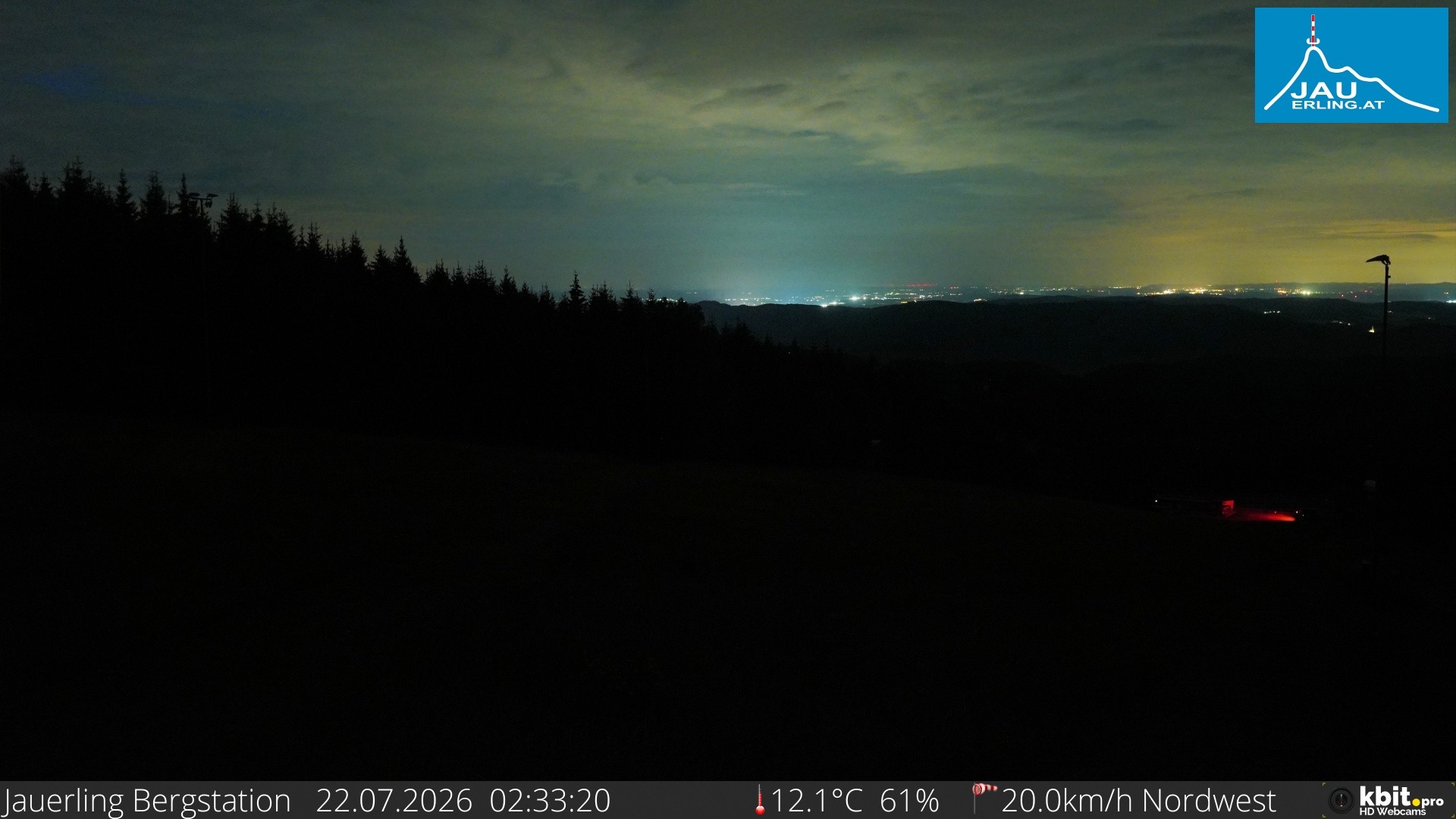 Archiv Foto Webcam Panorama - Bergstation Jauerling