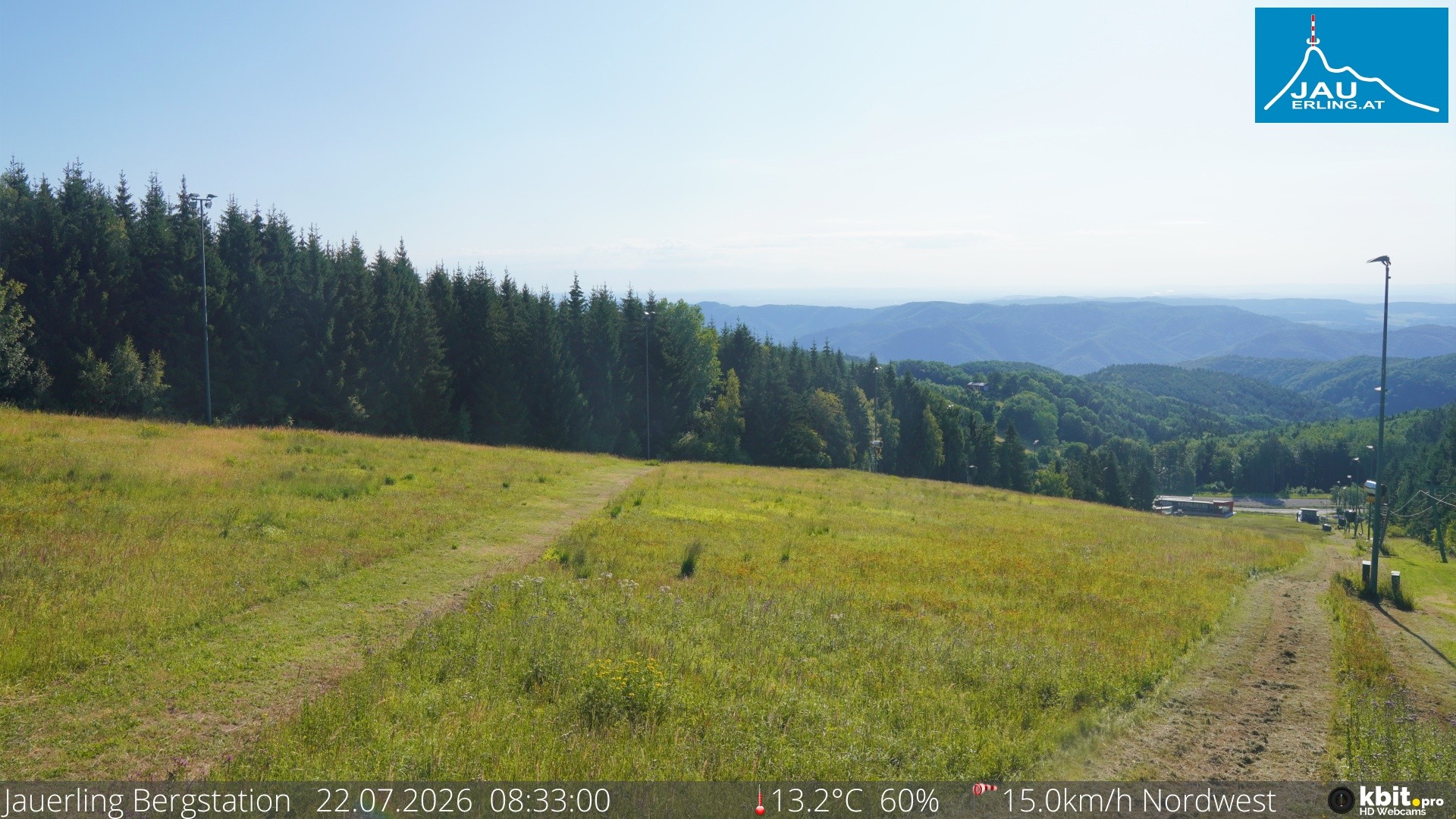 Archiv Foto Webcam Panorama - Bergstation Jauerling
