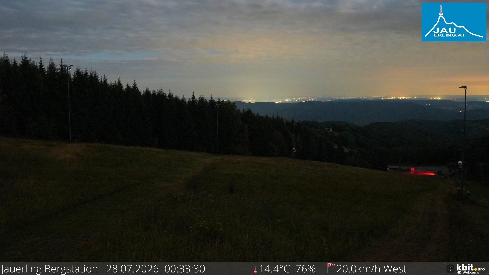 Archiv Foto Webcam Panorama - Bergstation Jauerling