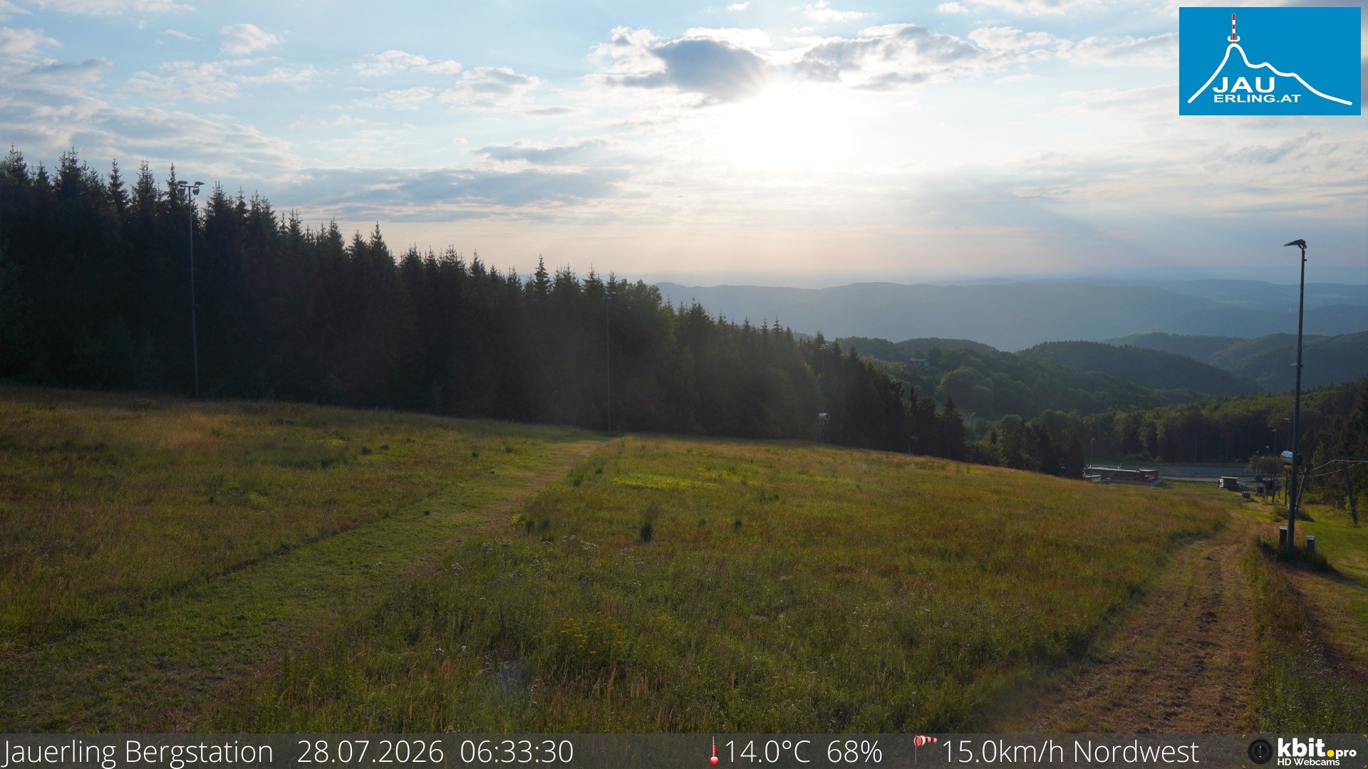 Archiv Foto Webcam Panorama - Bergstation Jauerling