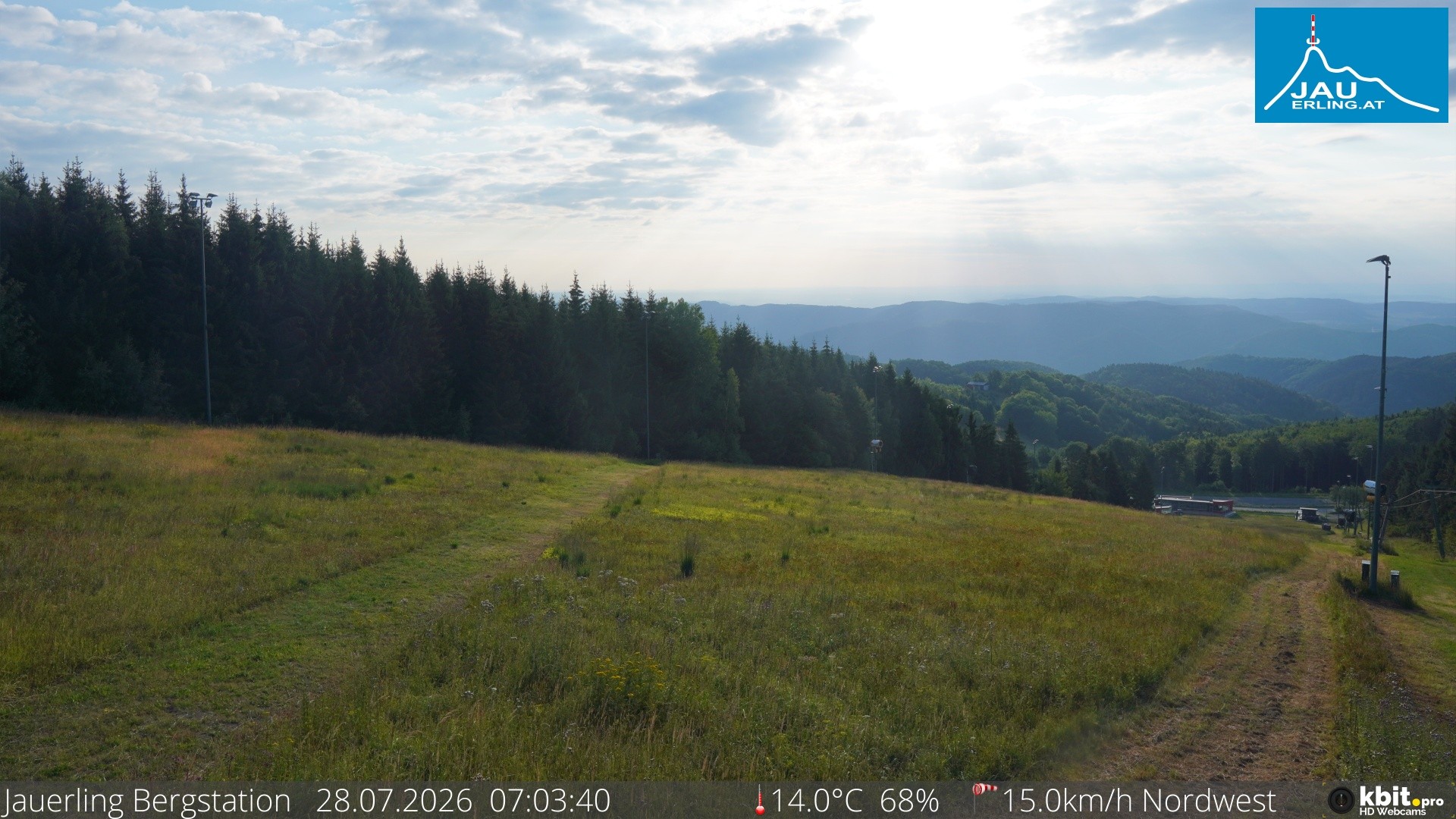 Archiv Foto Webcam Panorama - Bergstation Jauerling