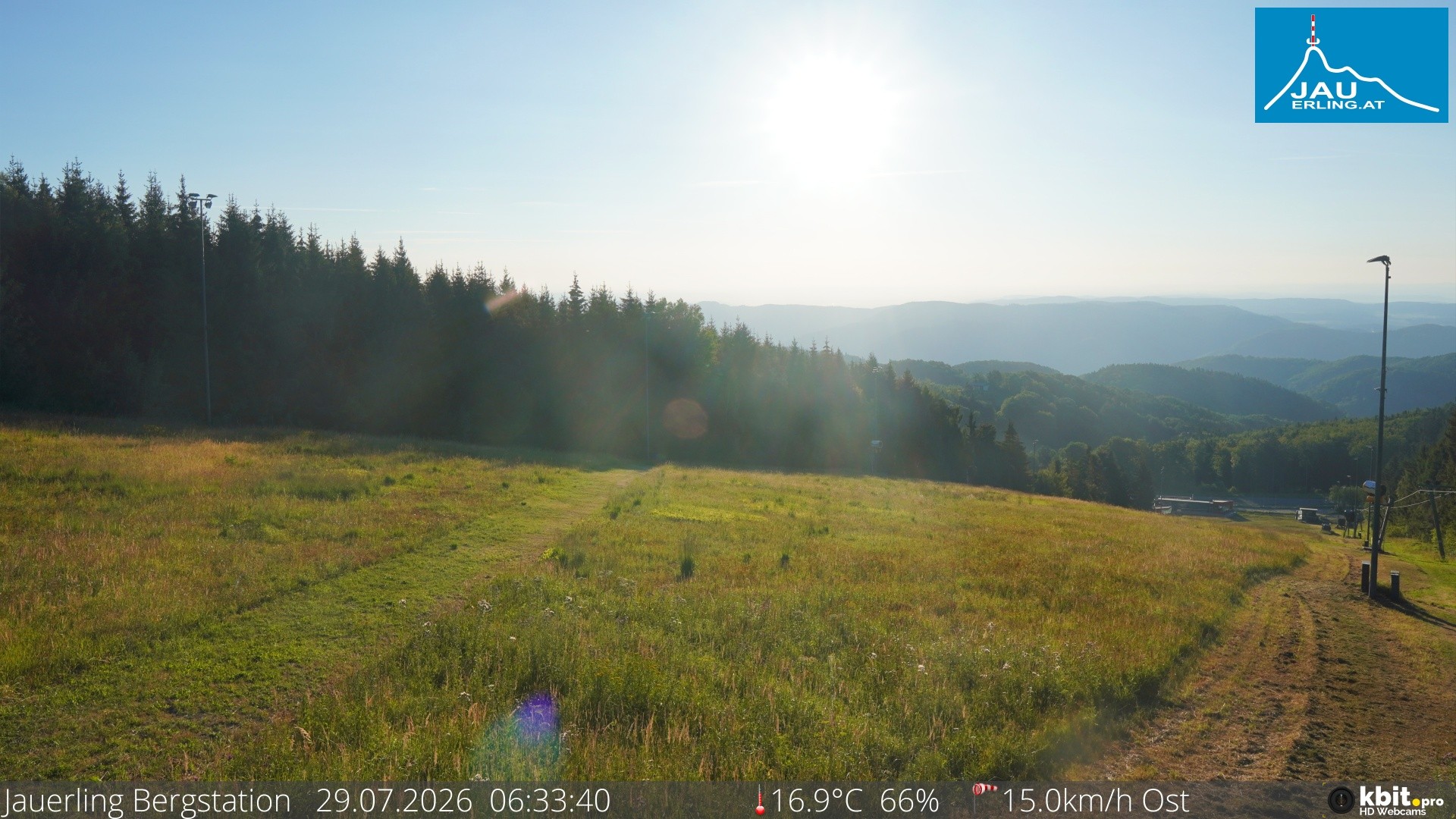 Archiv Foto Webcam Panorama - Bergstation Jauerling