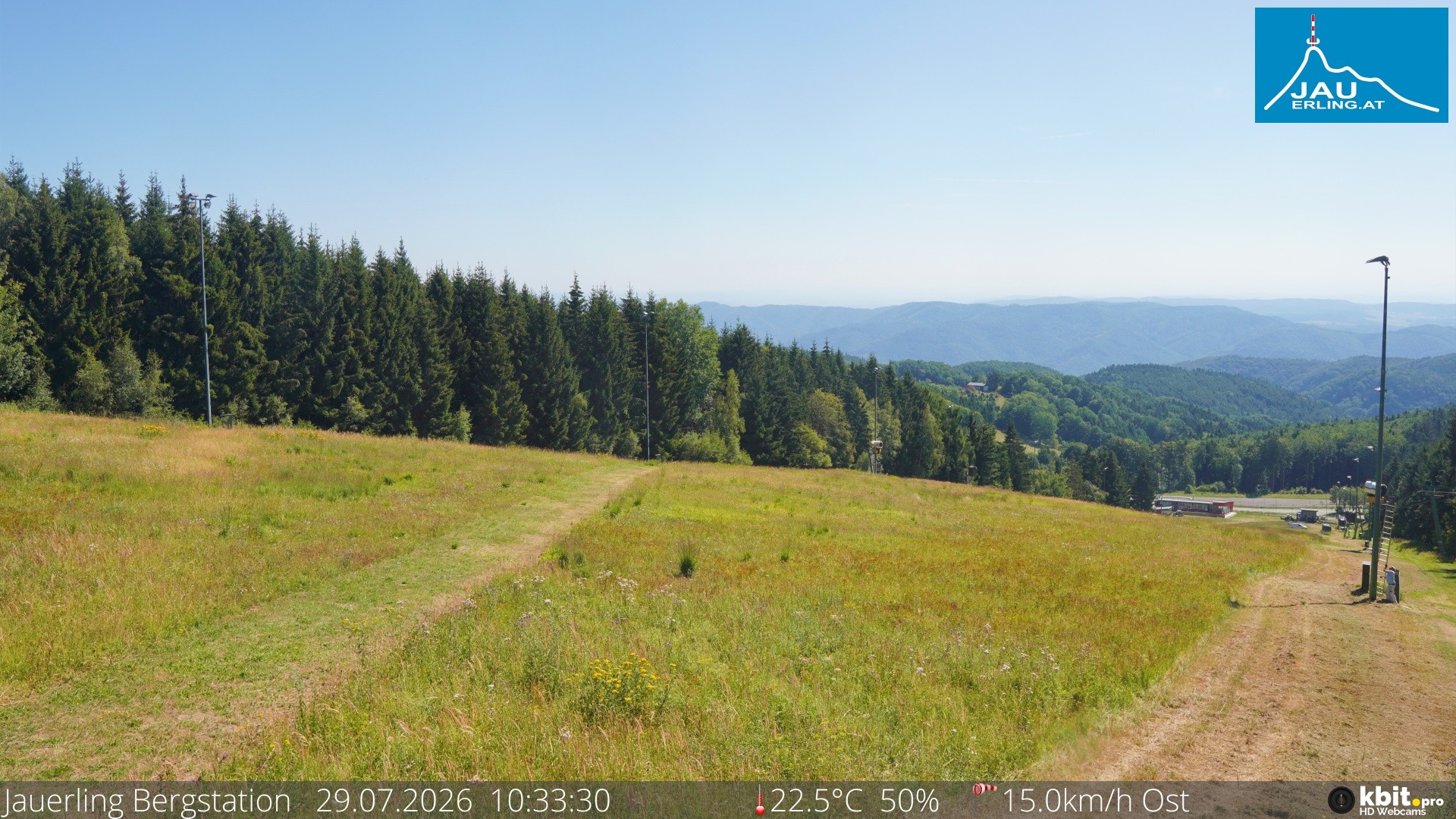 Archiv Foto Webcam Panorama - Bergstation Jauerling