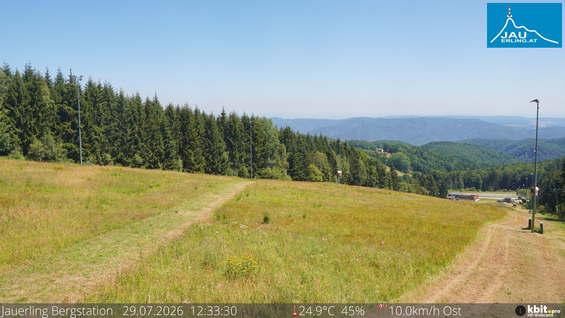 Archiv Foto Webcam Panorama - Bergstation Jauerling