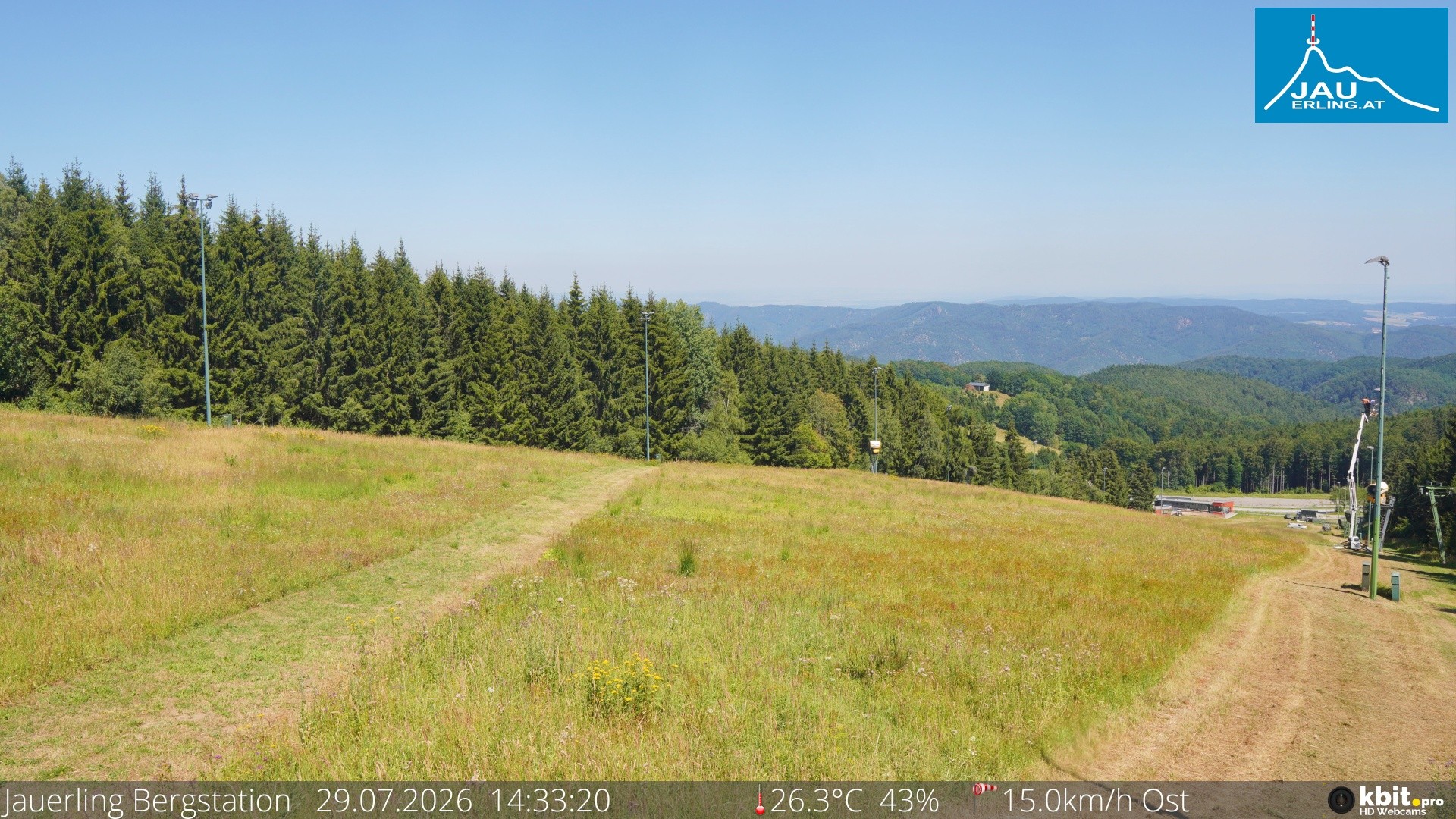 Archiv Foto Webcam Panorama - Bergstation Jauerling