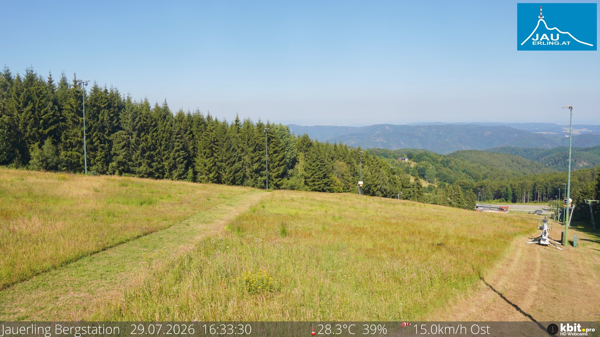 Archiv Foto Webcam Panorama - Bergstation Jauerling