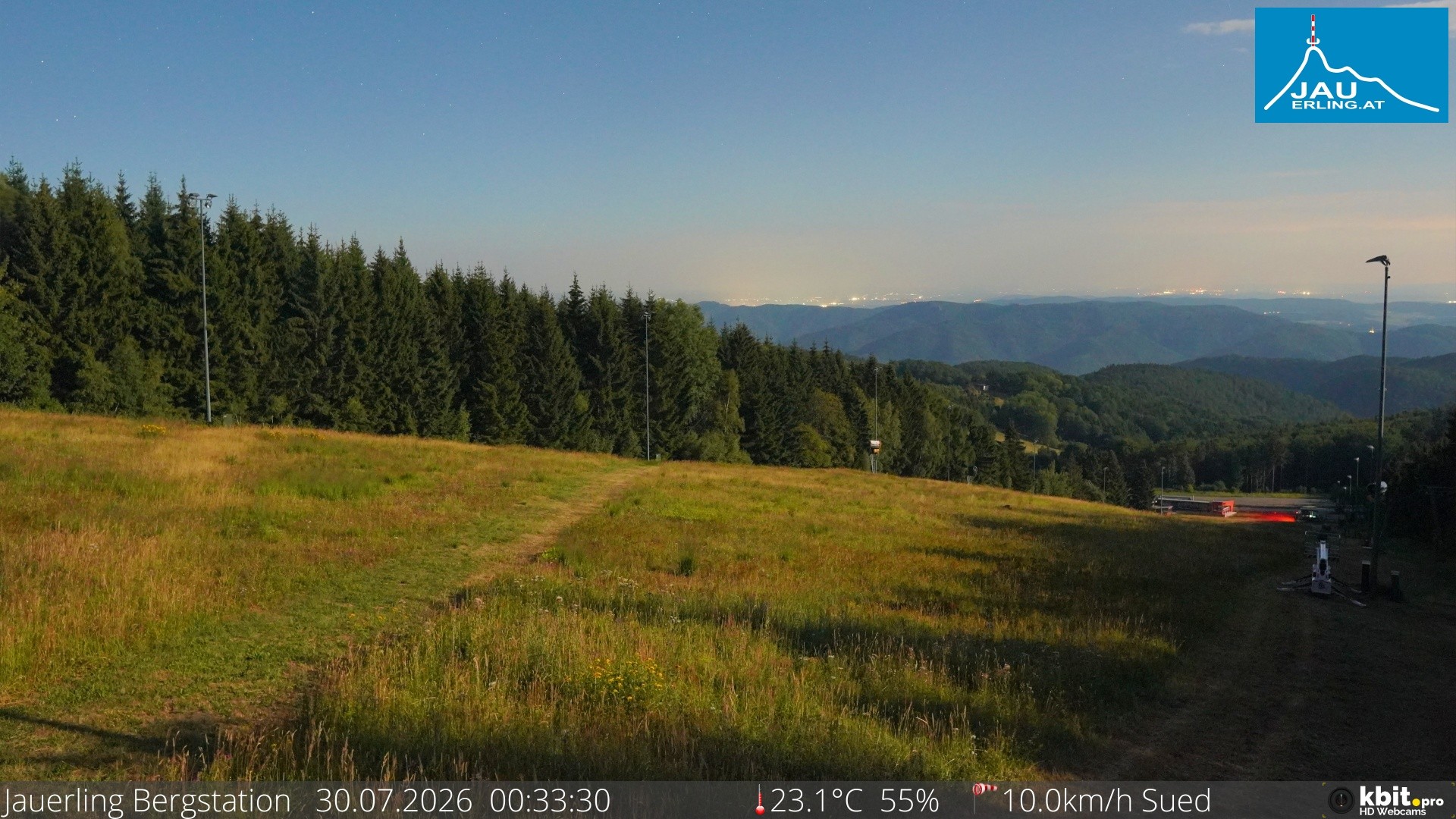 Archiv Foto Webcam Panorama - Bergstation Jauerling