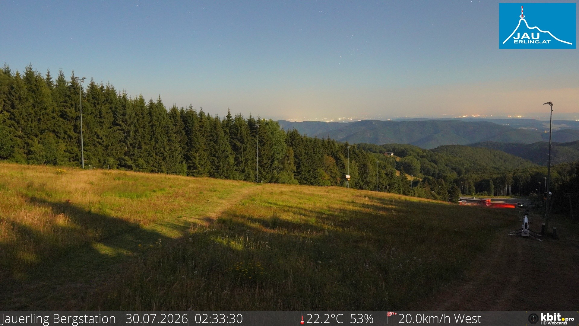 Archiv Foto Webcam Panorama - Bergstation Jauerling