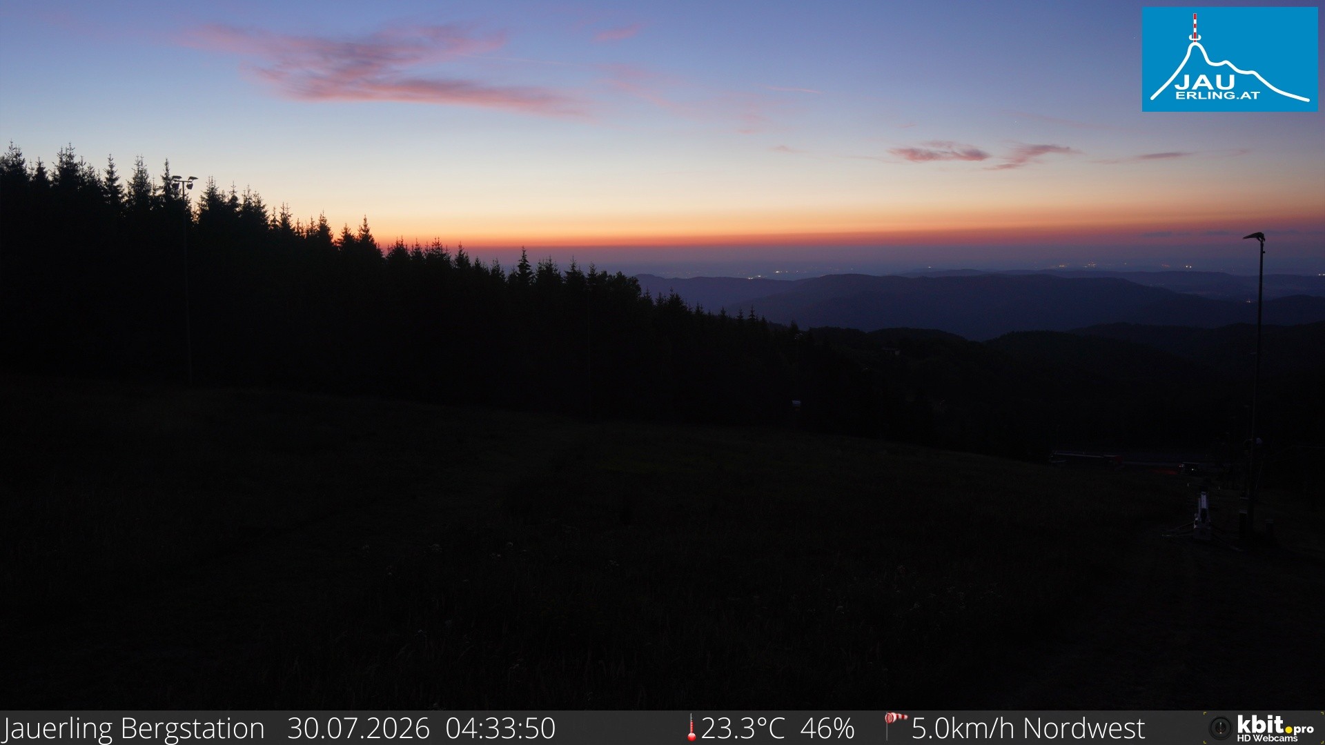 Archiv Foto Webcam Panorama - Bergstation Jauerling