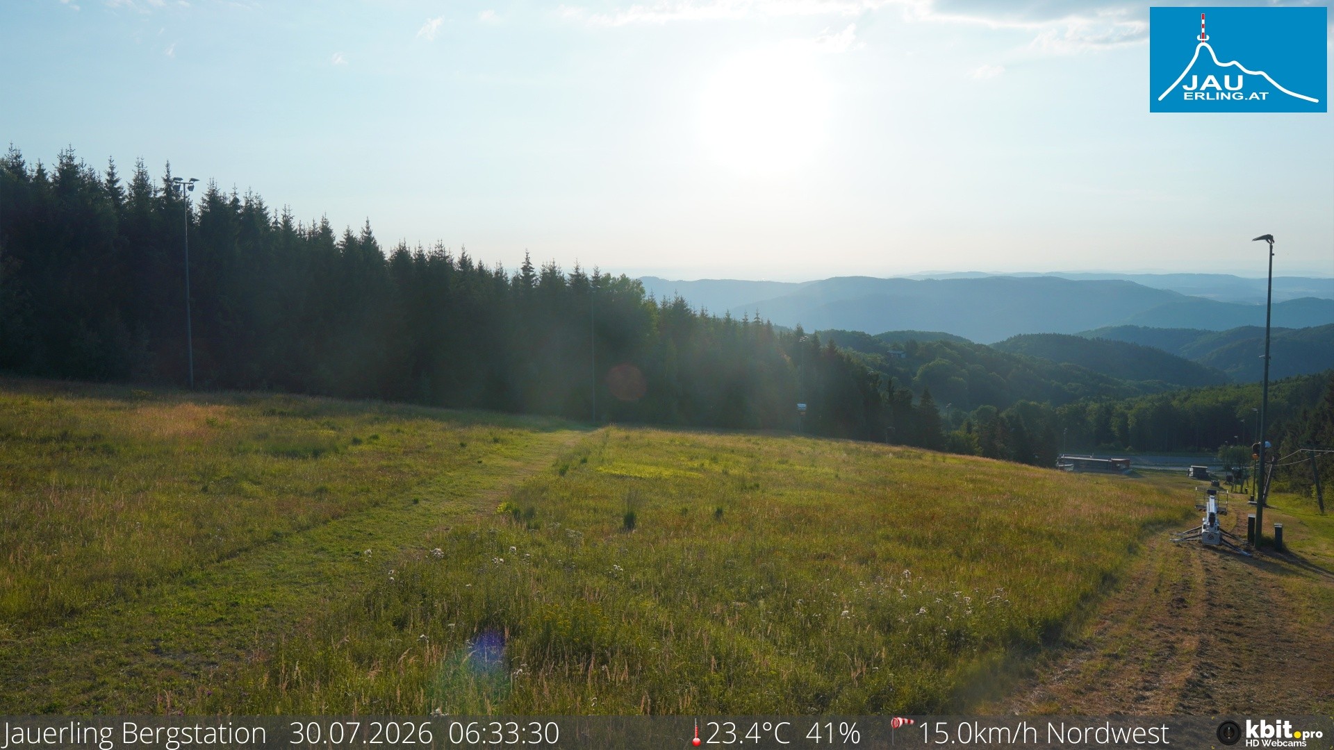 Archiv Foto Webcam Panorama - Bergstation Jauerling