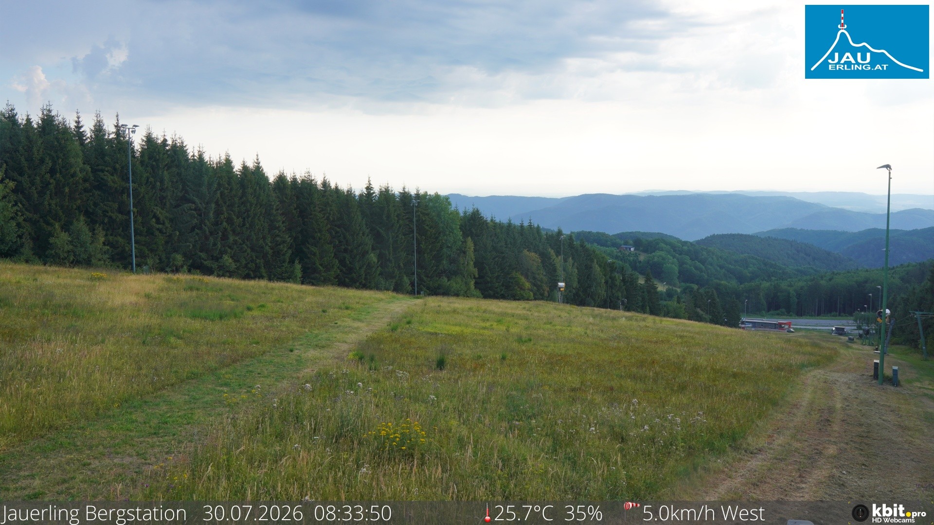 Archiv Foto Webcam Panorama - Bergstation Jauerling