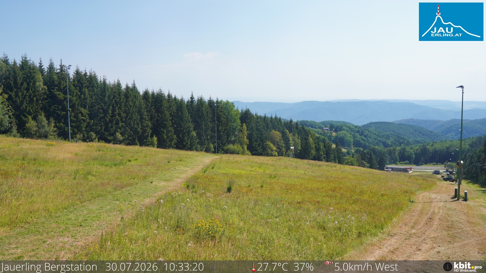 Archiv Foto Webcam Panorama - Bergstation Jauerling