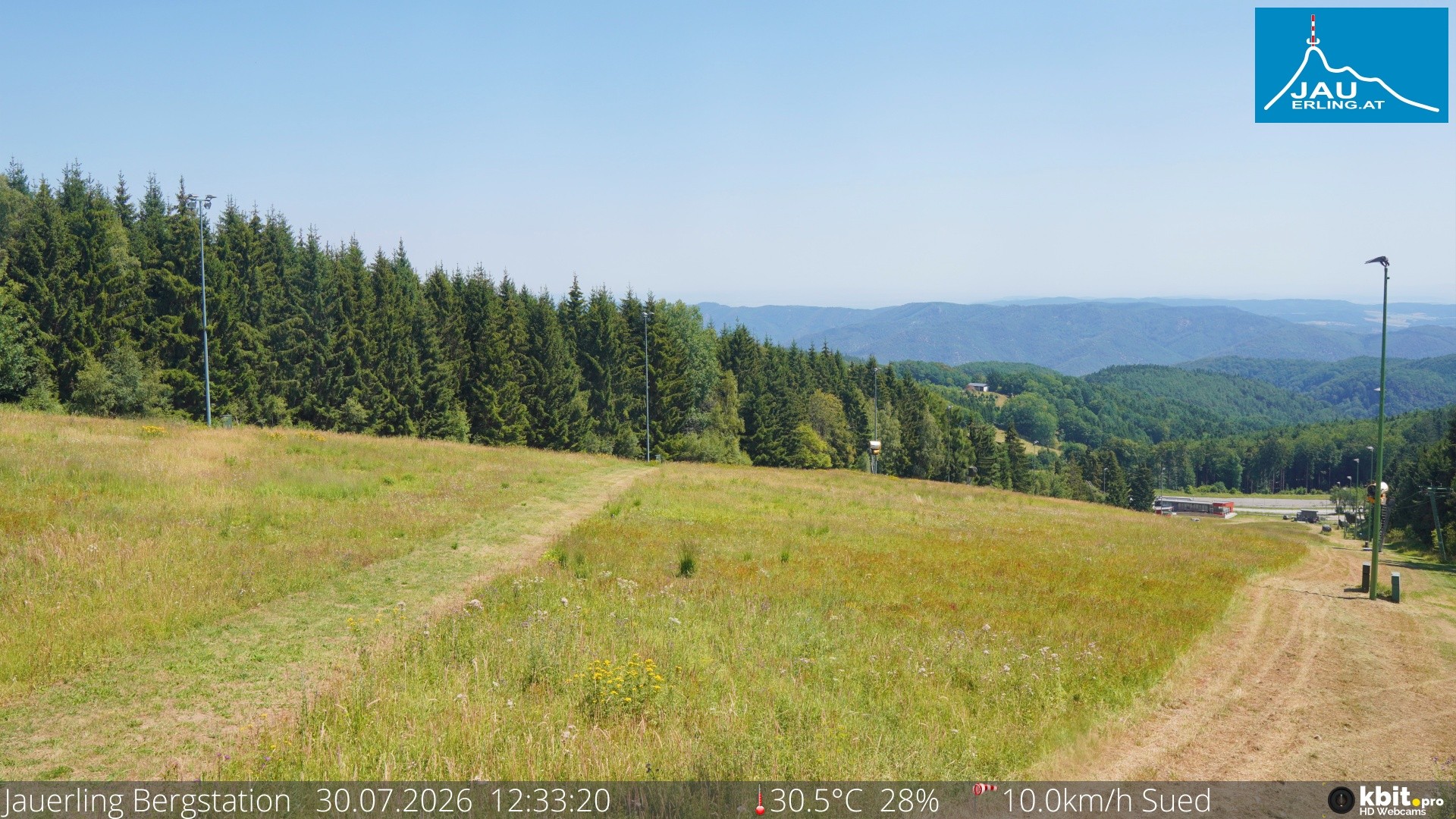 Archiv Foto Webcam Panorama - Bergstation Jauerling