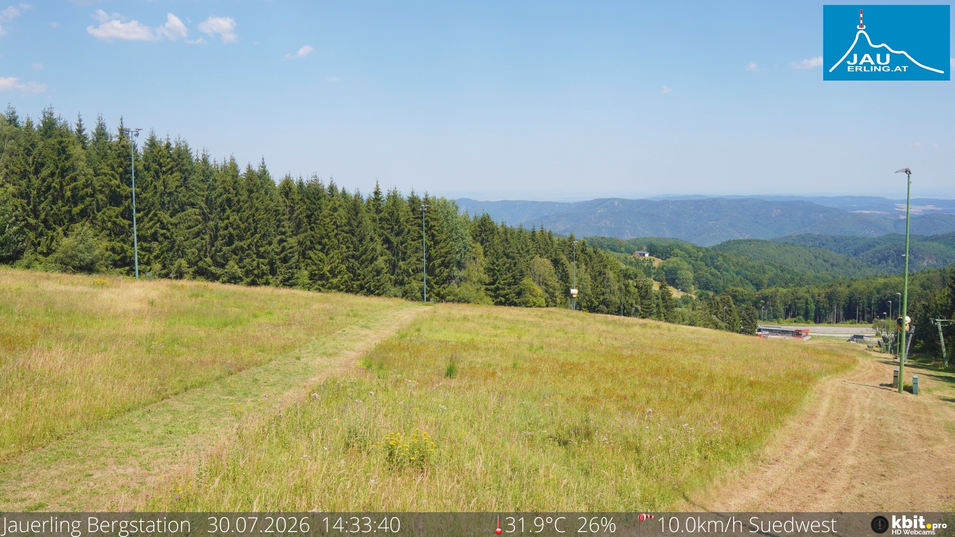Archiv Foto Webcam Panorama - Bergstation Jauerling