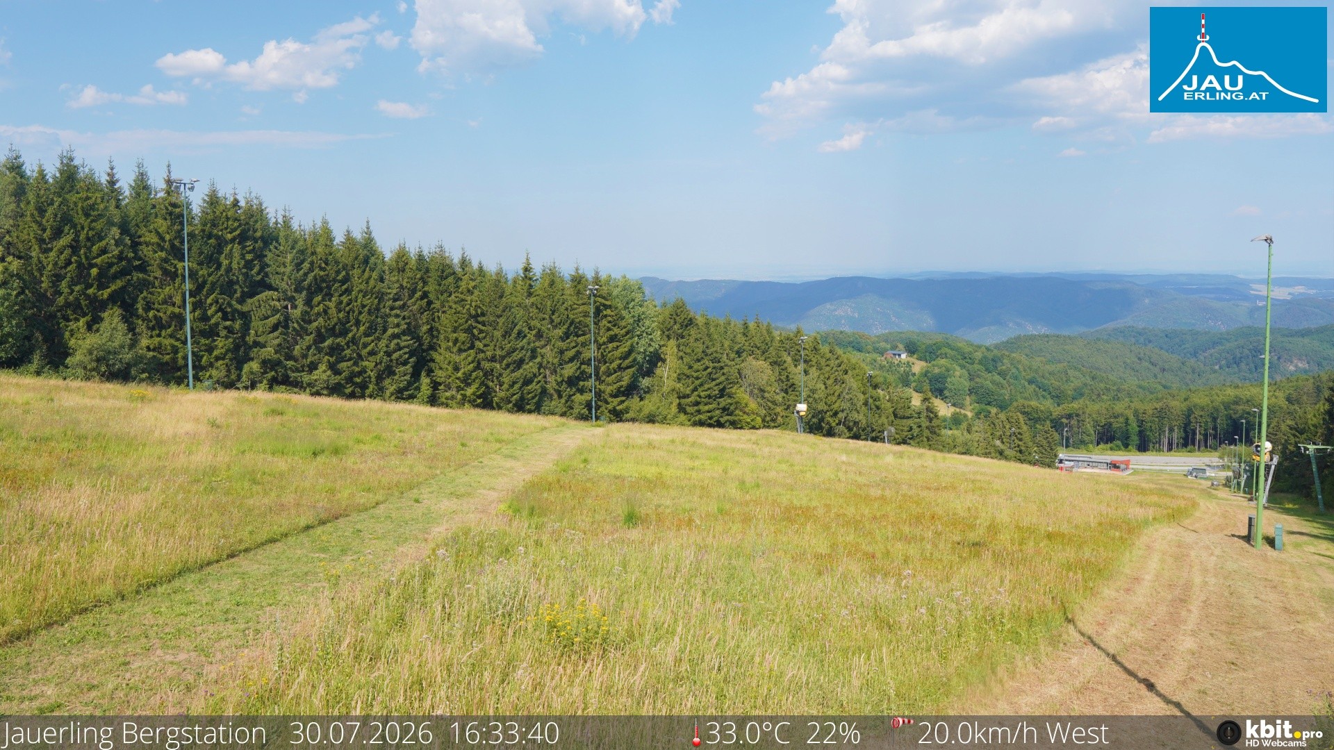 Archiv Foto Webcam Panorama - Bergstation Jauerling