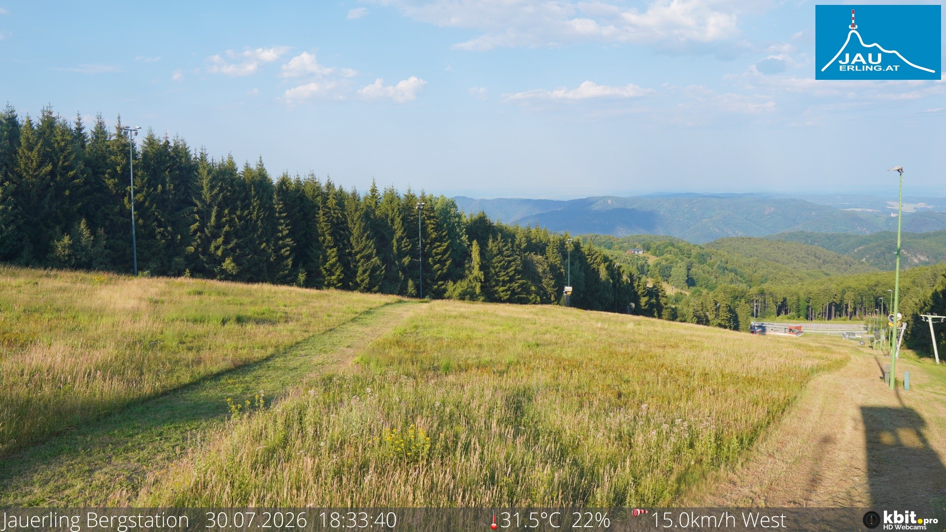 Archiv Foto Webcam Panorama - Bergstation Jauerling