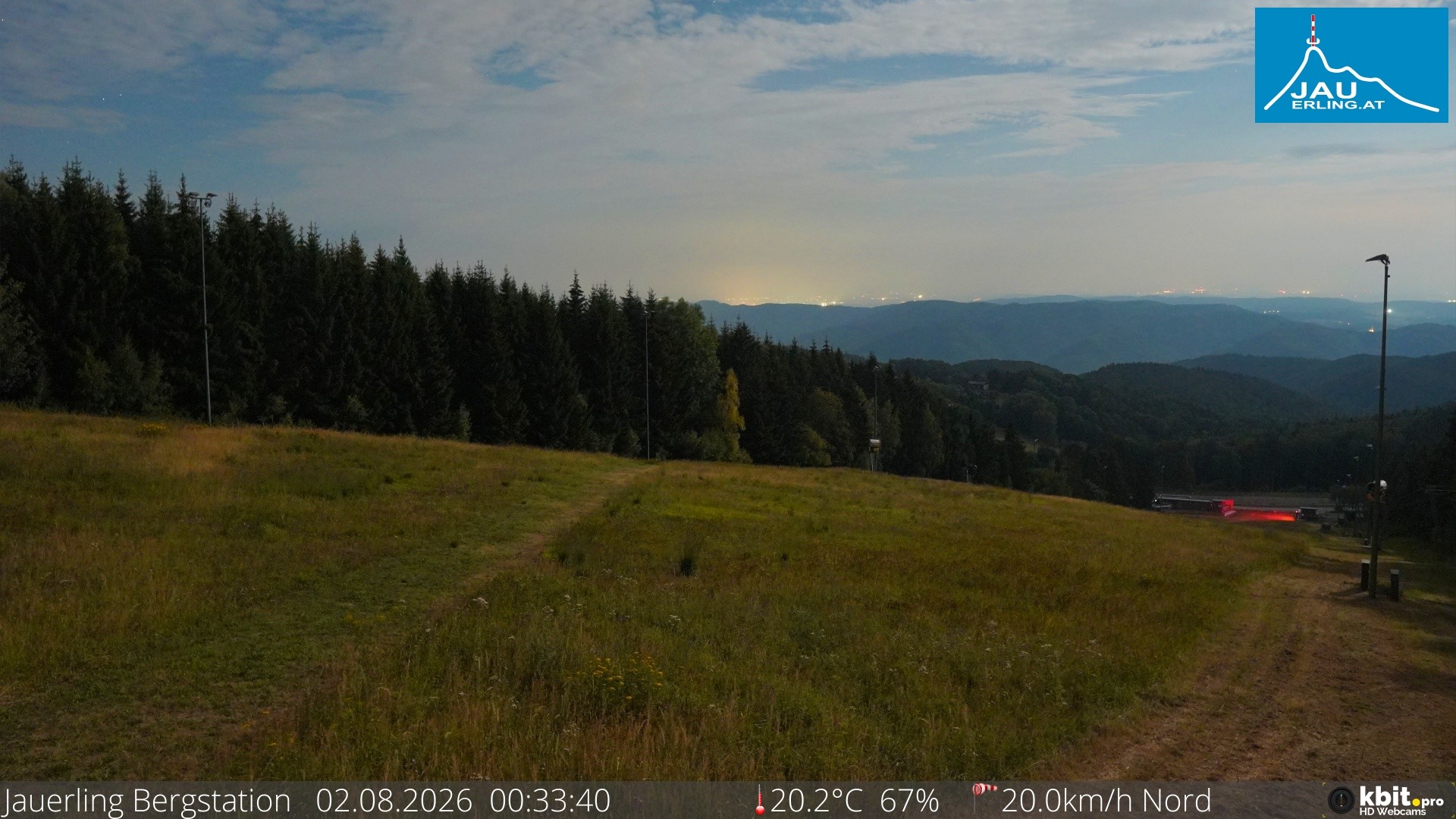 Archiv Foto Webcam Panorama - Bergstation Jauerling