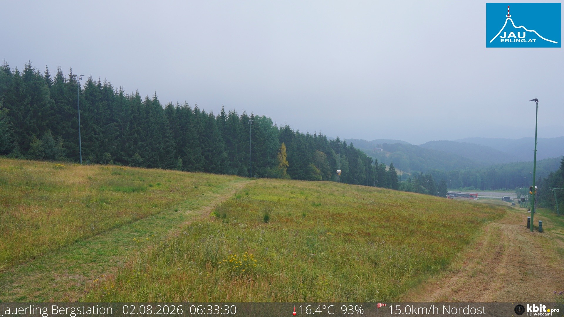 Archiv Foto Webcam Panorama - Bergstation Jauerling
