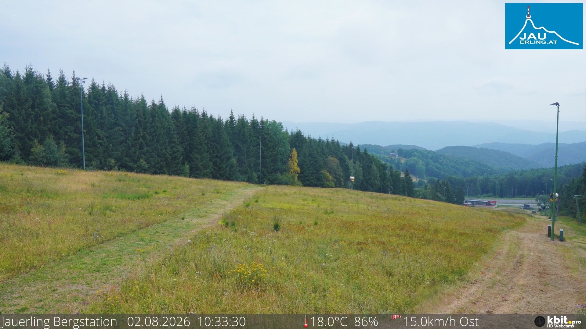 Archiv Foto Webcam Panorama - Bergstation Jauerling
