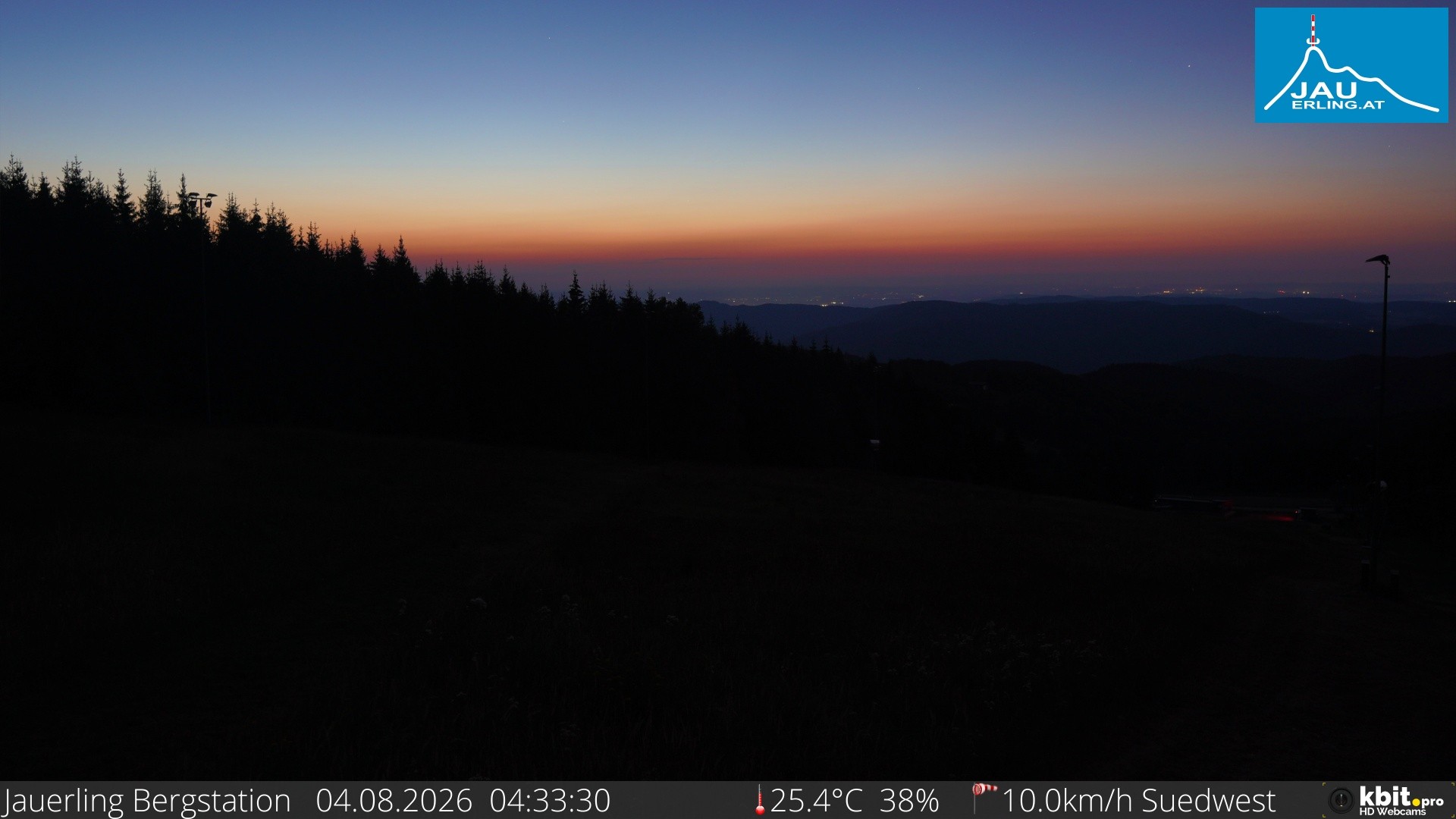 Archiv Foto Webcam Panorama - Bergstation Jauerling