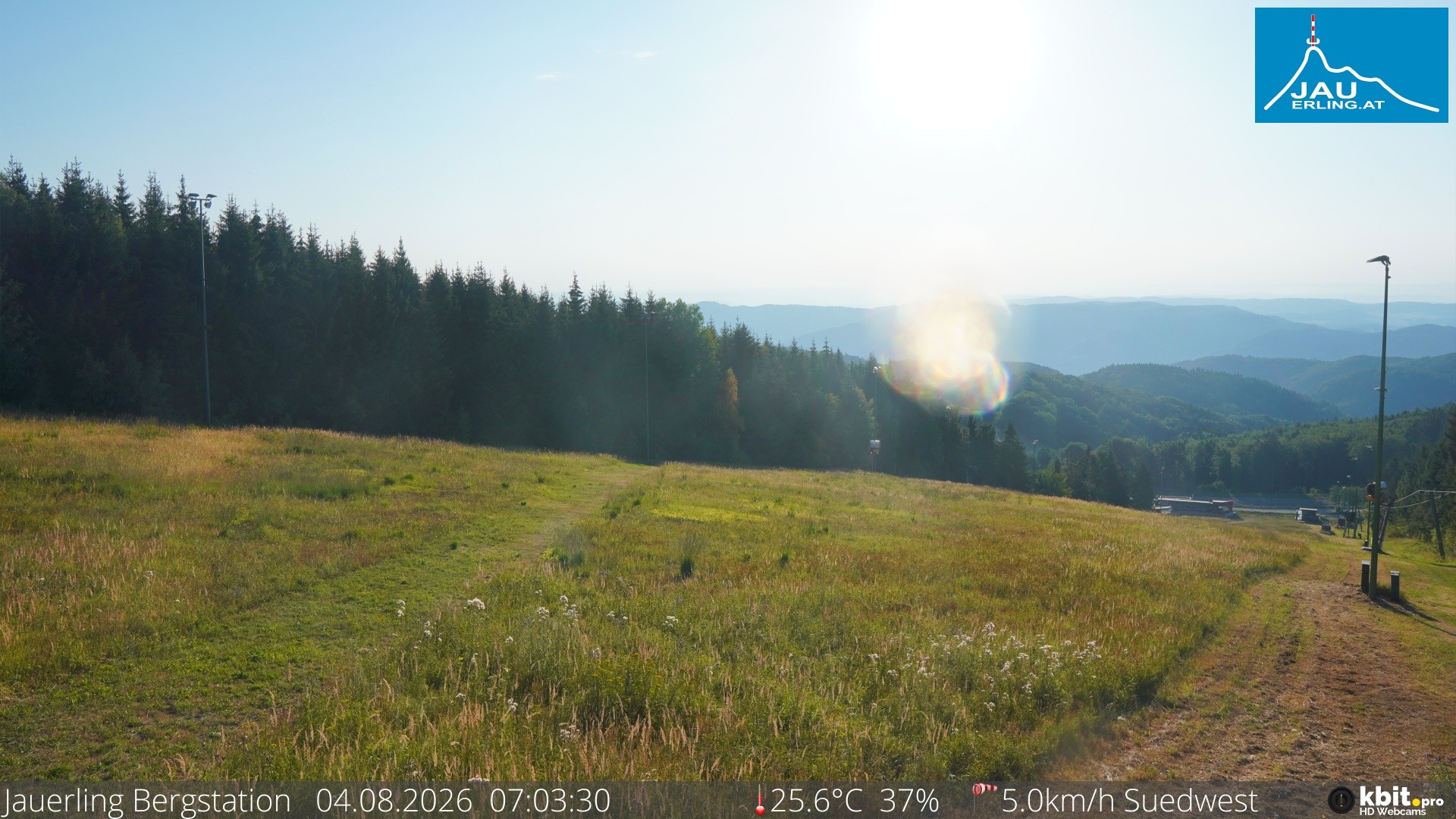 Archiv Foto Webcam Panorama - Bergstation Jauerling