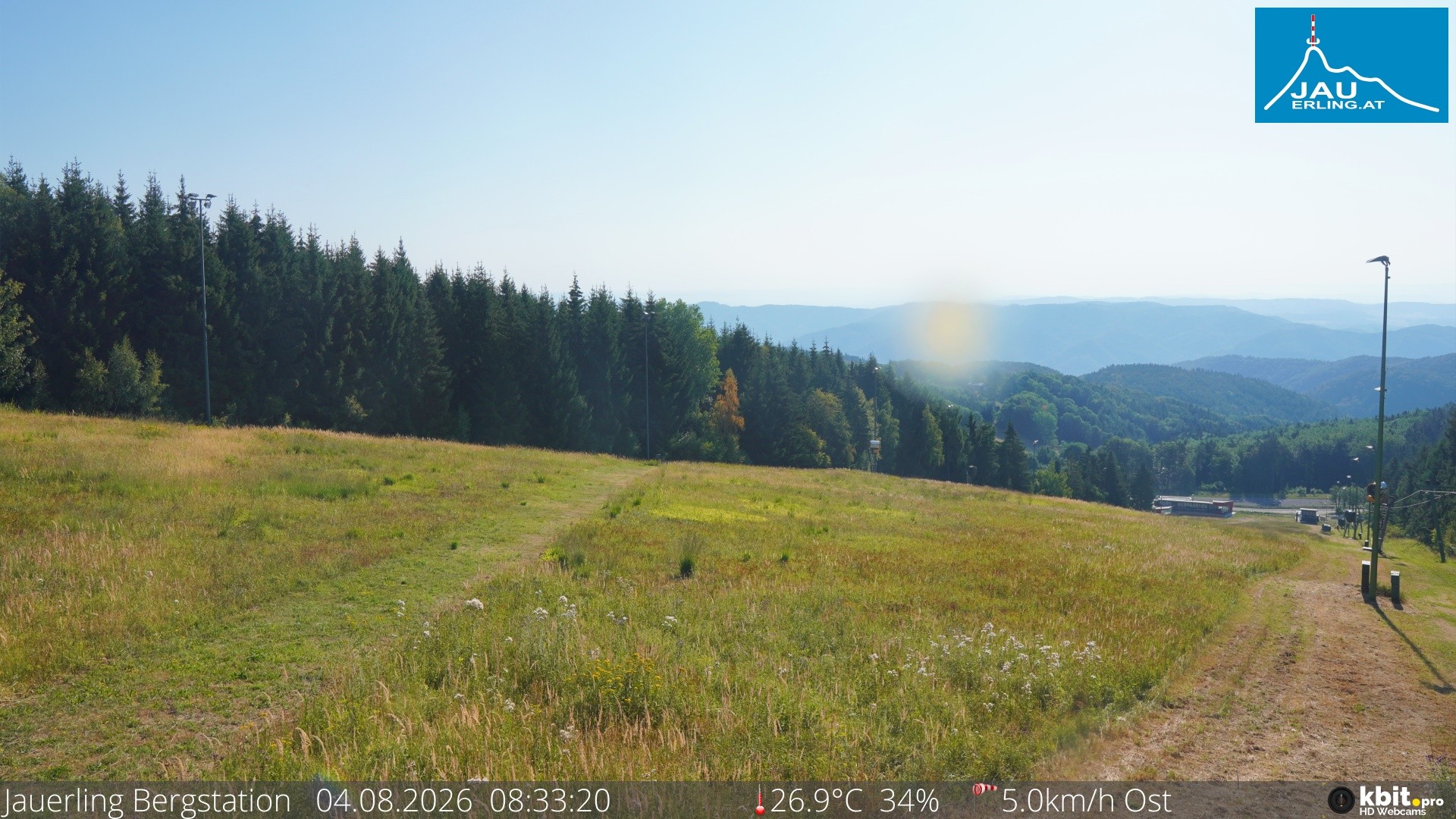 Archiv Foto Webcam Panorama - Bergstation Jauerling