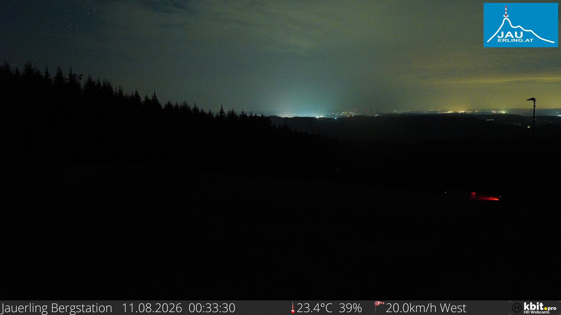 Archiv Foto Webcam Panorama - Bergstation Jauerling