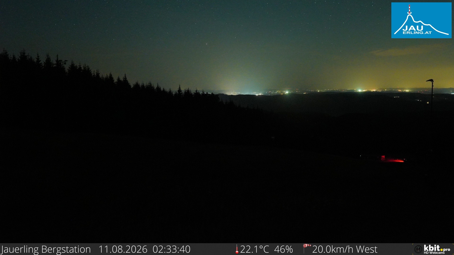 Archiv Foto Webcam Panorama - Bergstation Jauerling