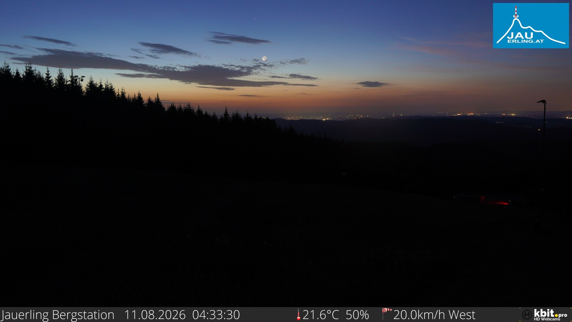 Archiv Foto Webcam Panorama - Bergstation Jauerling