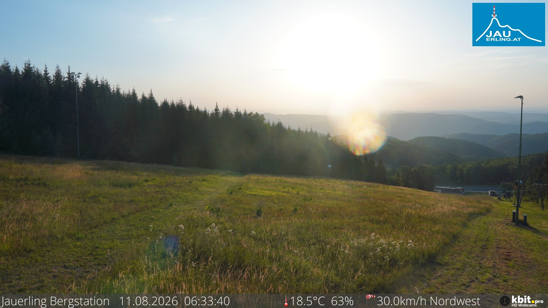 Archiv Foto Webcam Panorama - Bergstation Jauerling