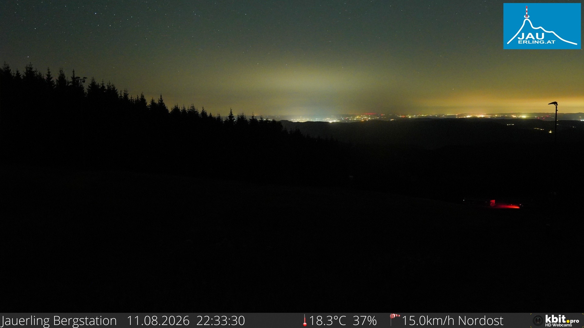 Archiv Foto Webcam Panorama - Bergstation Jauerling