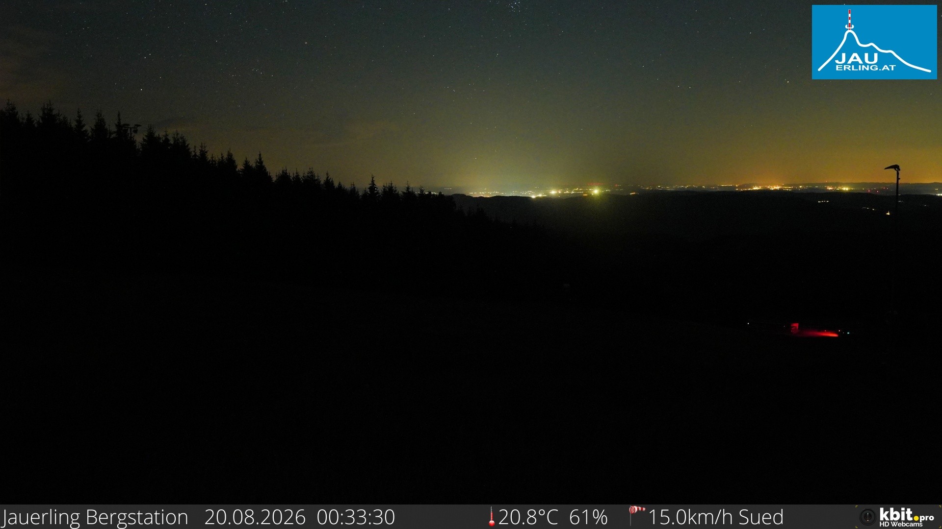 Archiv Foto Webcam Panorama - Bergstation Jauerling