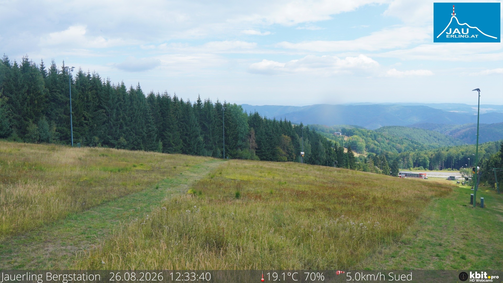 Archived image Webcam Panoramic view - mountain station Jauerling