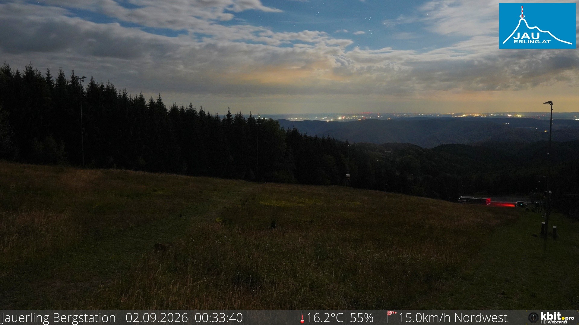 Archiv Foto Webcam Panorama - Bergstation Jauerling