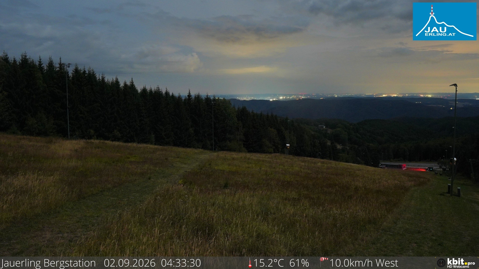 Archiv Foto Webcam Panorama - Bergstation Jauerling