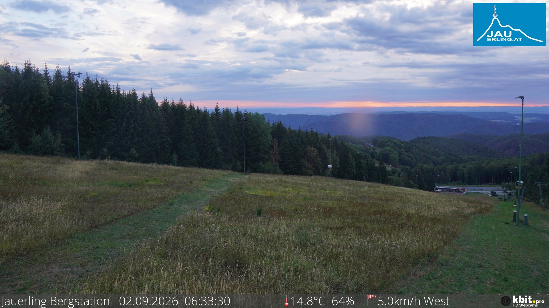 Archiv Foto Webcam Panorama - Bergstation Jauerling