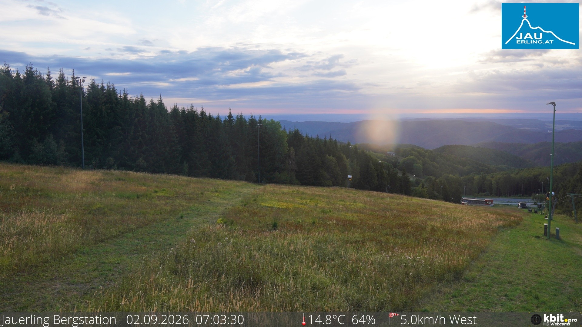 Archiv Foto Webcam Panorama - Bergstation Jauerling