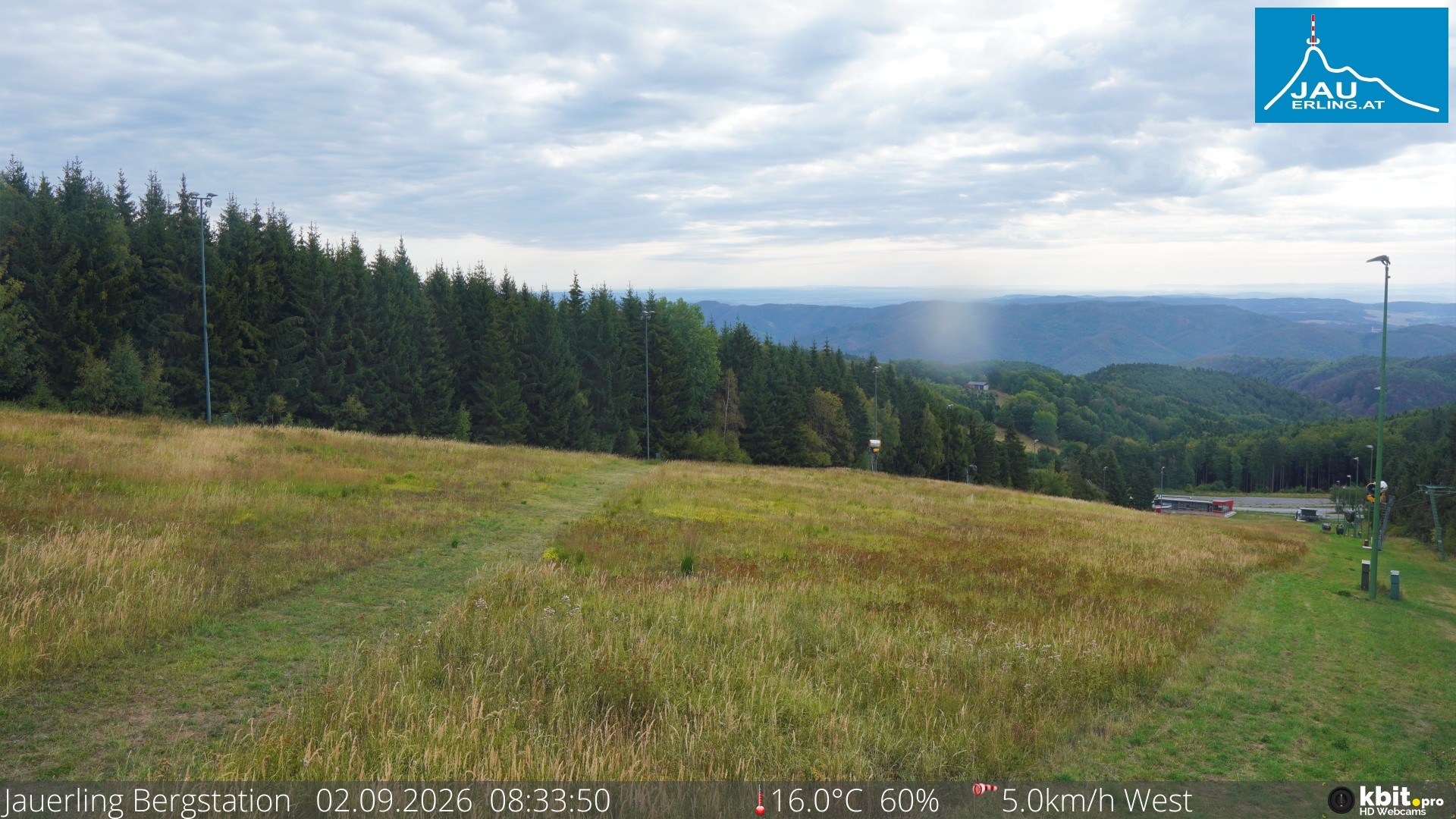 Archiv Foto Webcam Panorama - Bergstation Jauerling