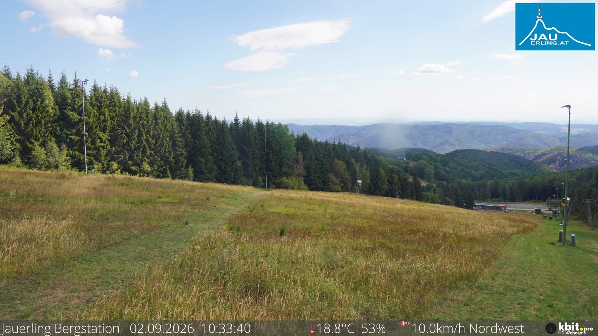 Archiv Foto Webcam Panorama - Bergstation Jauerling