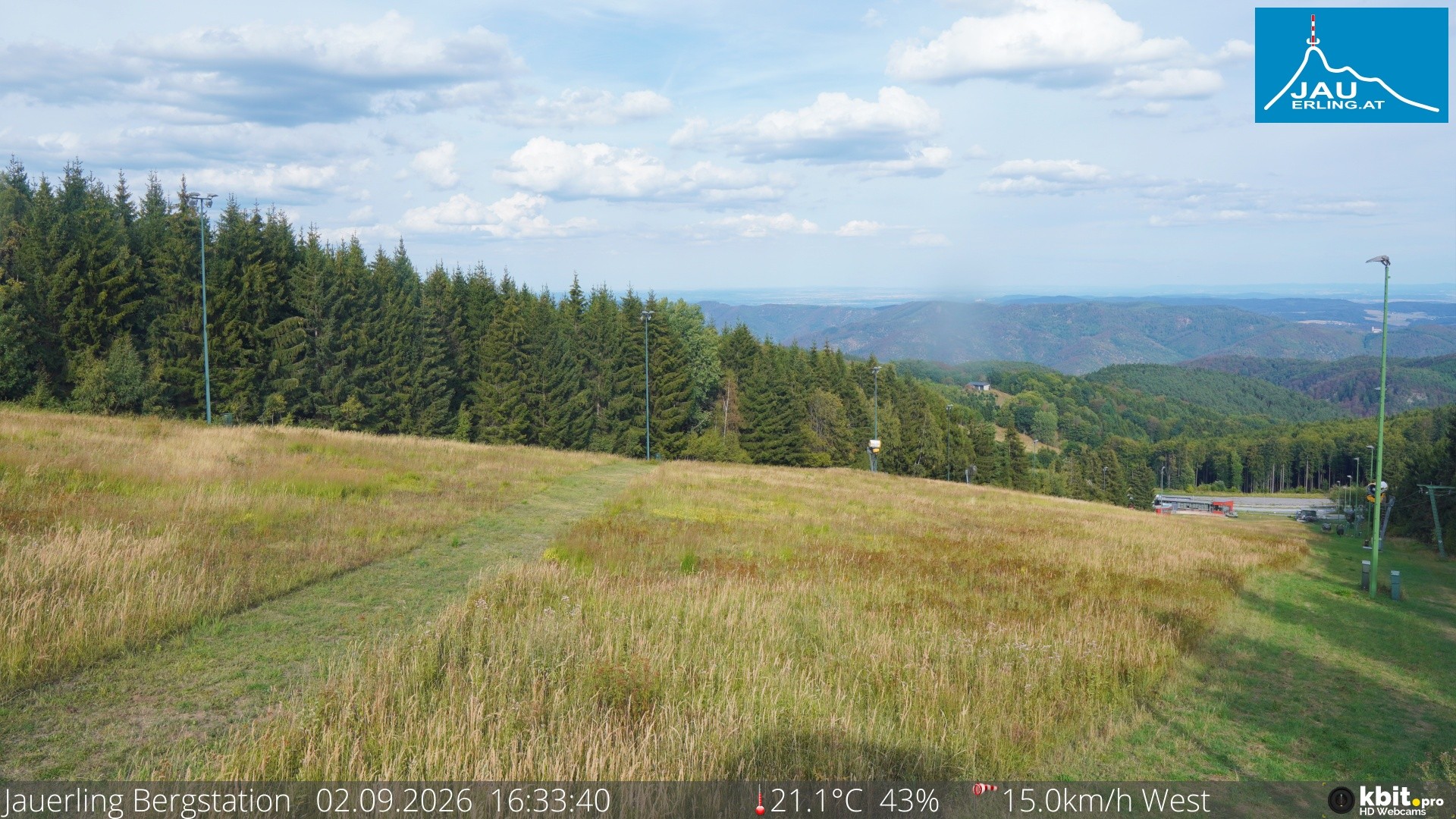 Archiv Foto Webcam Panorama - Bergstation Jauerling