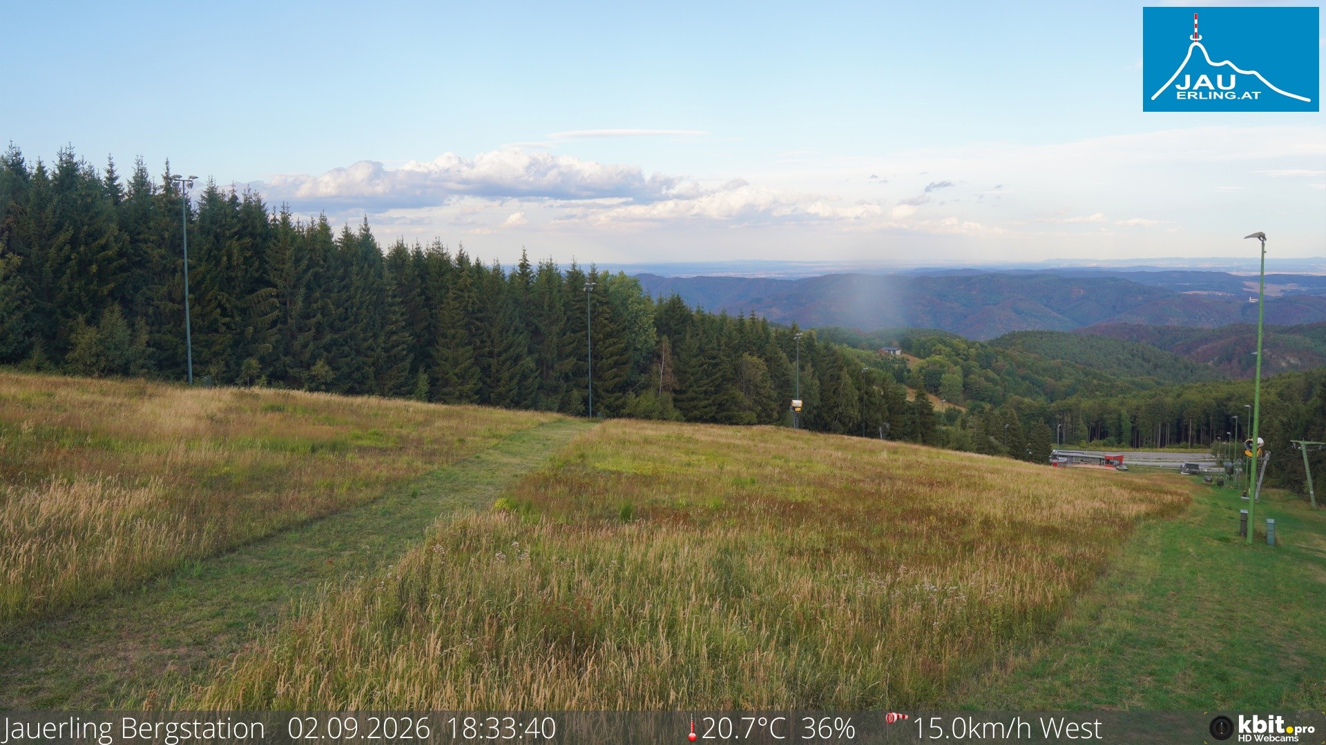 Archiv Foto Webcam Panorama - Bergstation Jauerling