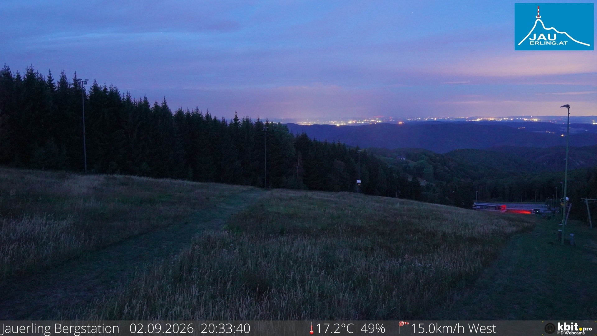 Archiv Foto Webcam Panorama - Bergstation Jauerling