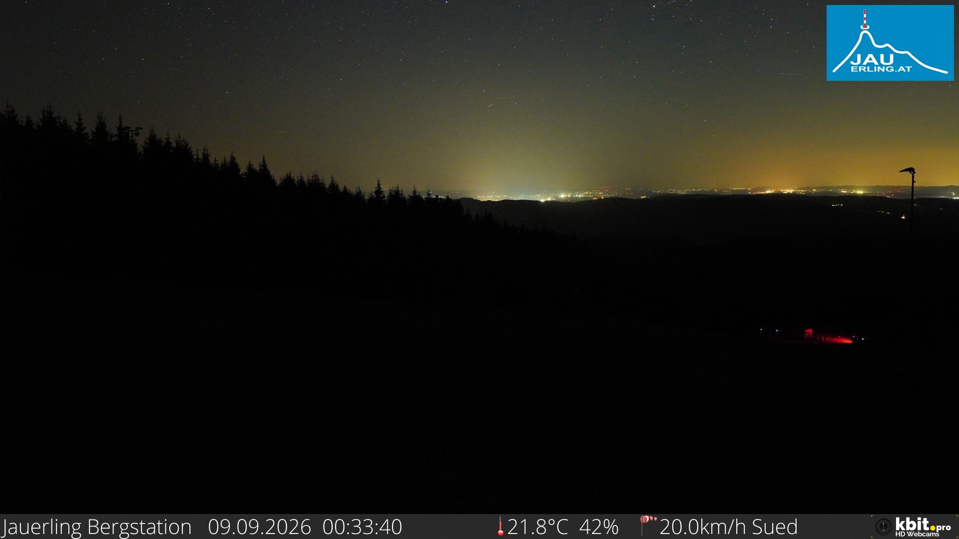 Archiv Foto Webcam Panorama - Bergstation Jauerling