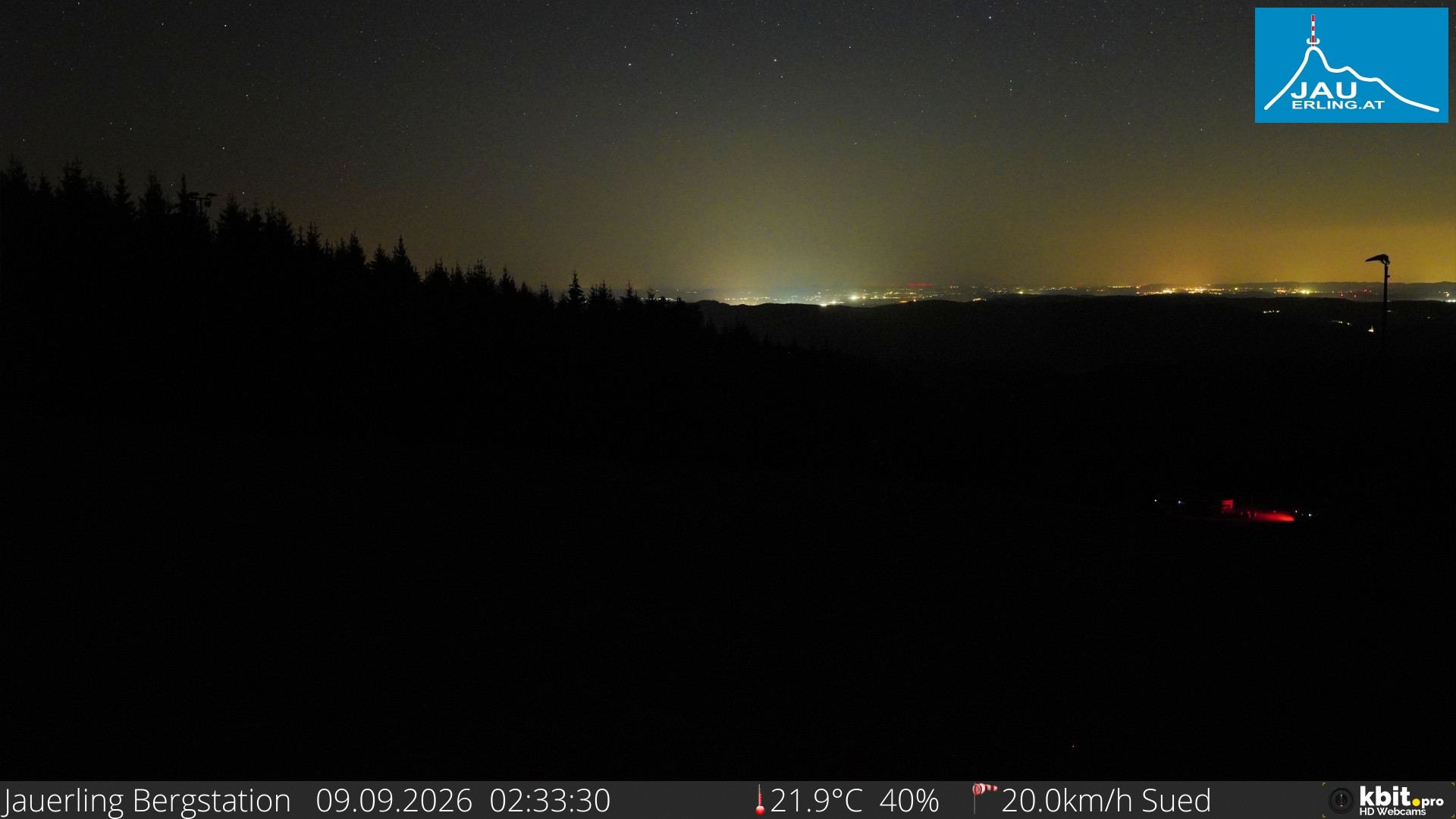Archiv Foto Webcam Panorama - Bergstation Jauerling