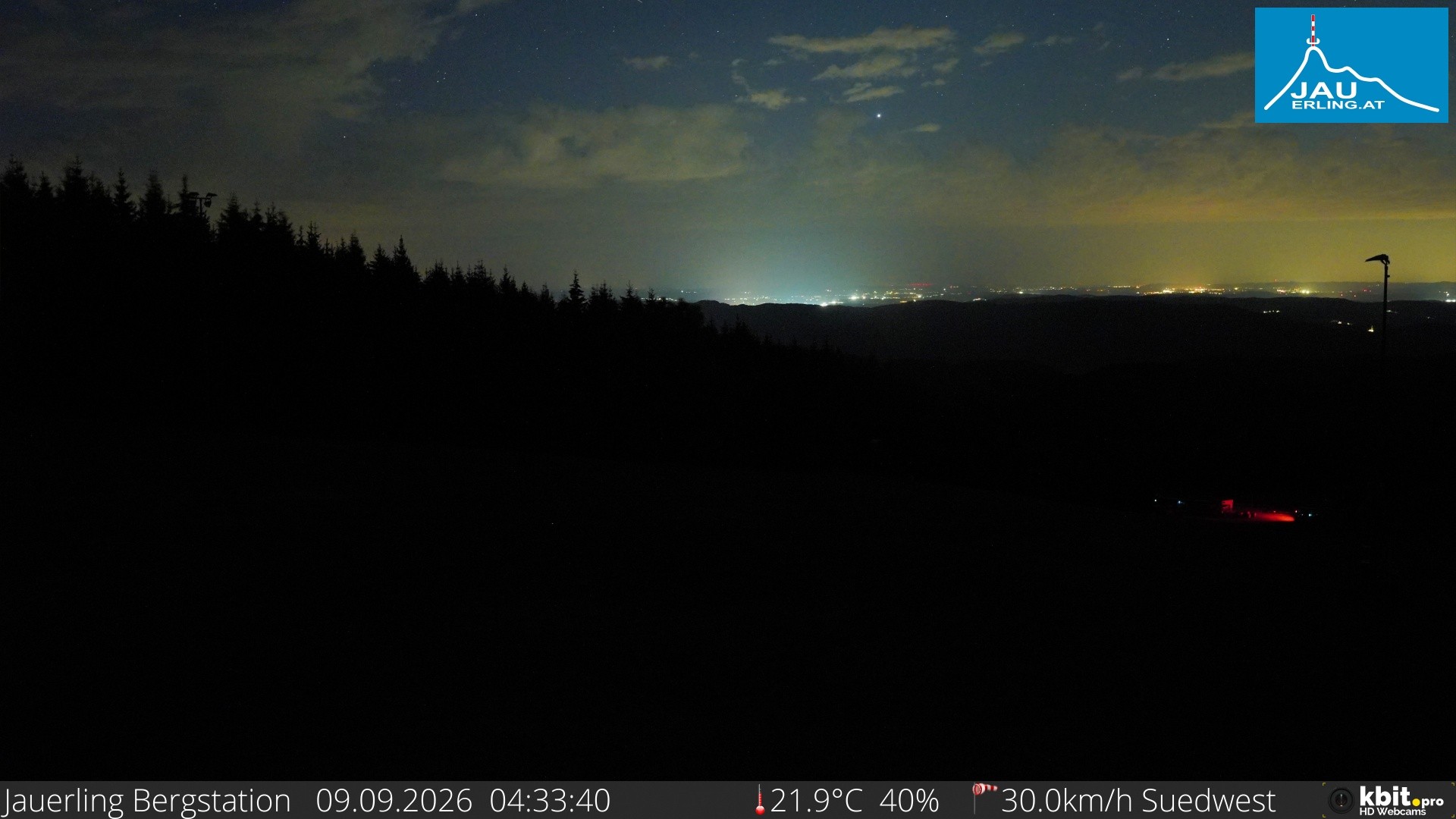 Archiv Foto Webcam Panorama - Bergstation Jauerling