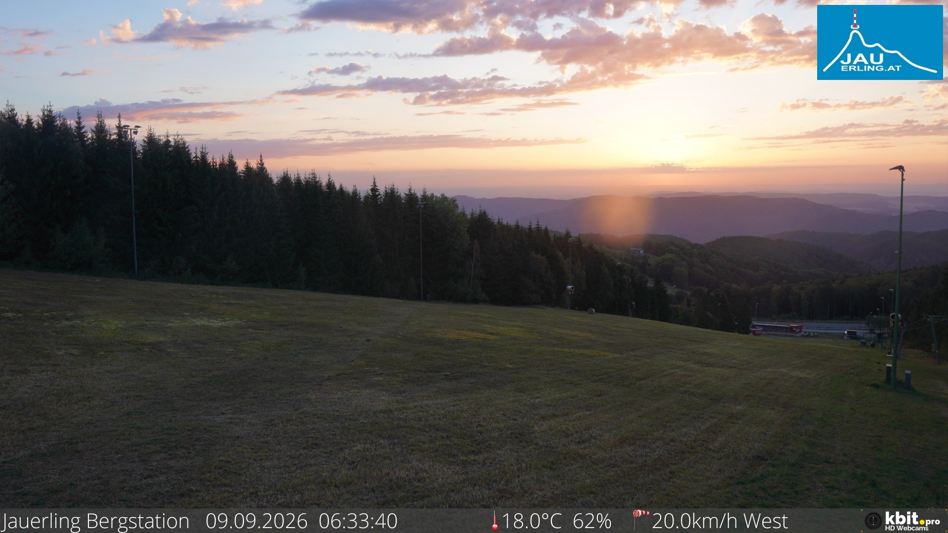 Archiv Foto Webcam Panorama - Bergstation Jauerling