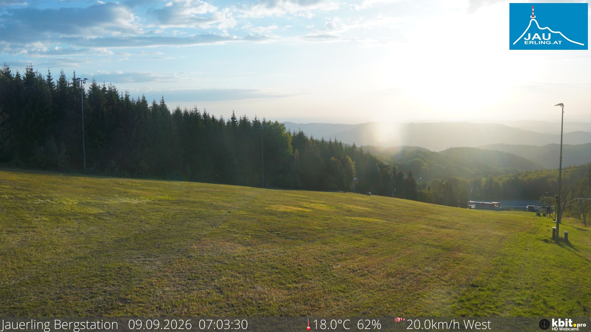 Archiv Foto Webcam Panorama - Bergstation Jauerling
